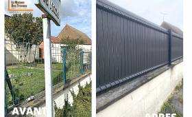 Travaux de remplacement de clôture