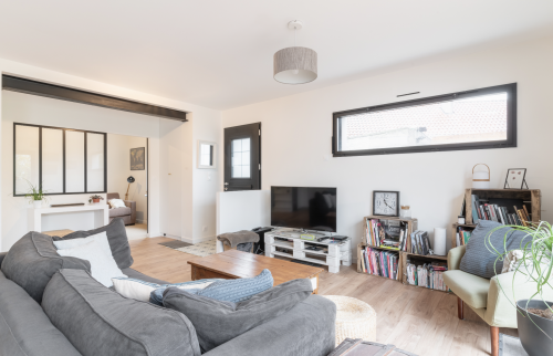 Extension de maison individuelle à Rezé - salon séjour