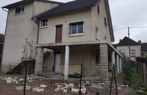 terrasse en bois de méleze à Cosne sur Loire travaux