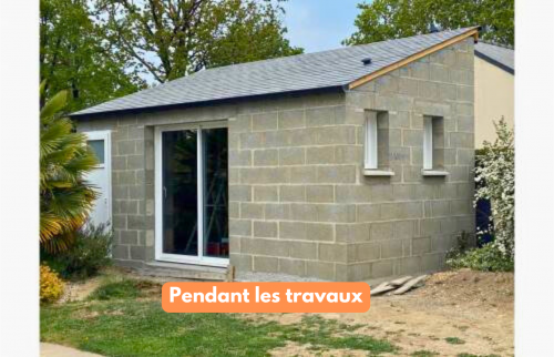 Construction du Poolhouse