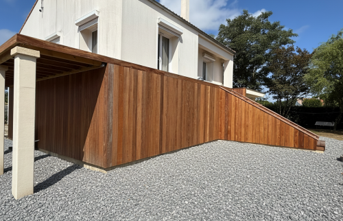 Création d'une terrasse bois à Breuillet 