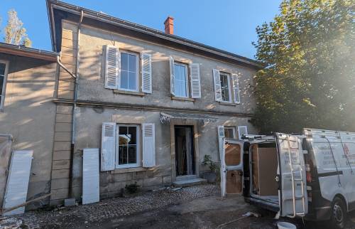 Début d’une rénovation complète d’une maison de maître à Ruy Montceau