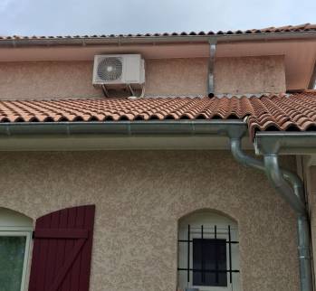  Installation d'une pompe à chaleur air air dans une maison - Meximieux 01800