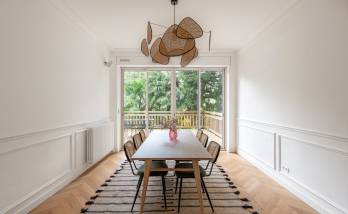 Salle à manger rénovée à Chaville : Élégance et modernité