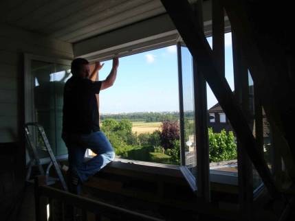 Installation d'une fenêtre dans les combles à Caen