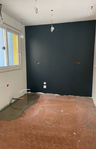 Cuisine en travaux à Cognac