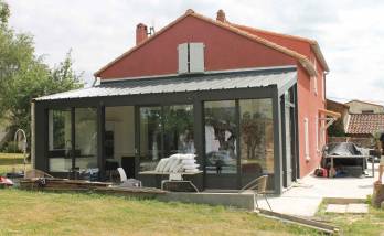 Création d'une verrière de 30 m² à Vertou (44)