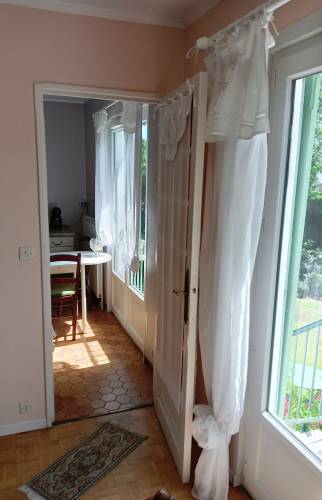 Porte de communication cuisine-salon - Avant travaux