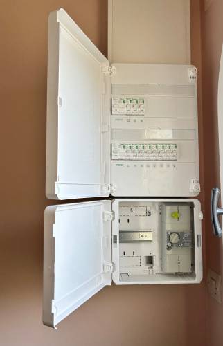 Compteur électrique après rénovation - Installation conforme aux normes électriques