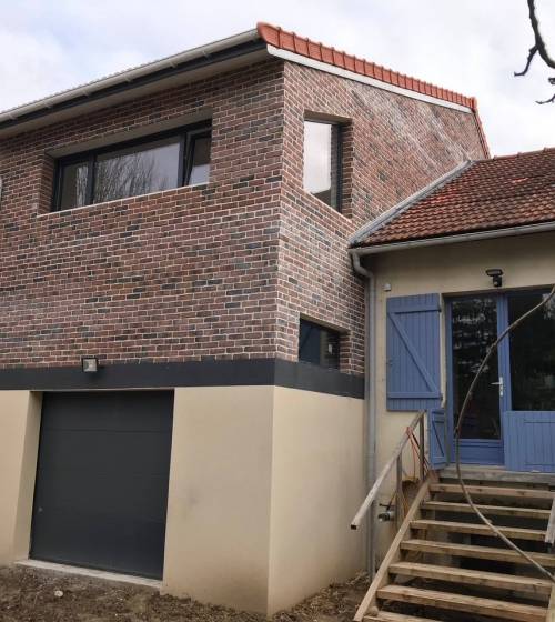 Extension de maison sur 2 niveaux