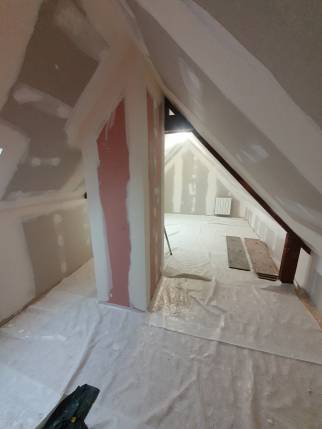 Aménagement des combles terminé