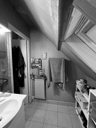 Salle de bain avant rénovation (Cambes-en-Plaine 14610)