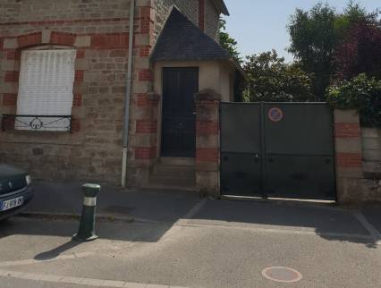 Avant travaux - Nouveau portail acier, fer rond, Cancale