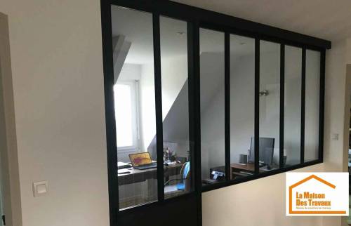 Rénovation de maison avec verrière sur Périers 50190