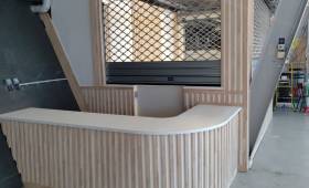 Comptoir arrondi 