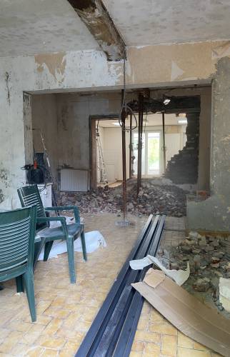 Etaiements pour sécurisation chantier 