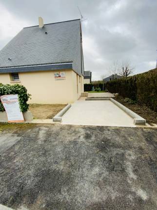 Réalisation des fondations du garage