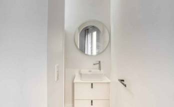 rénovation d'un appartement Paris - création d'un cabinet de toilettes - La Maison Des Travaux Paris 16