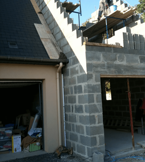 Construction d’une extension de maison