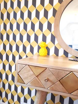 rénovation mur d'une chambre enfant