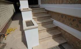 Rénovation des jardinières à Deauville