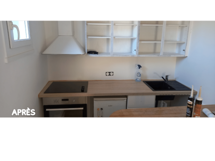 après la rénovation de cuisine