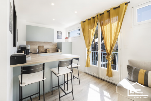 Cuisine à l'agencement optimisé 