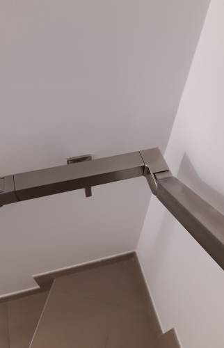 Garde-corps inox, mise en peinture à Sierentz