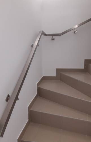 Garde-corps inox, mise en peinture à Sierentz