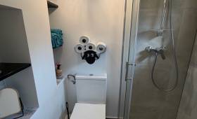 Salle d'eau avec WC