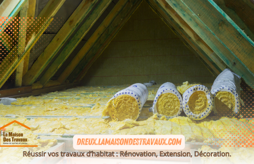 Amélioration thermique d’une vieille bâtisse grâce à l'isolation des combles en laine de verre