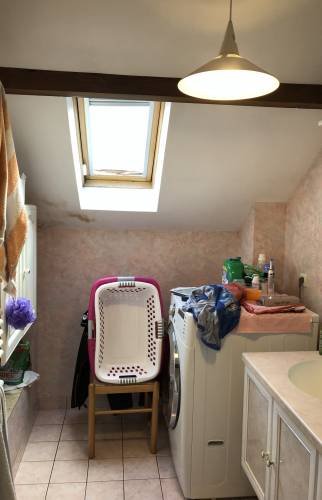 La salle de bain avant travaux