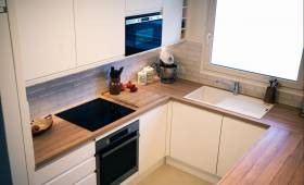 cuisine aprés  rénovation à paris 18