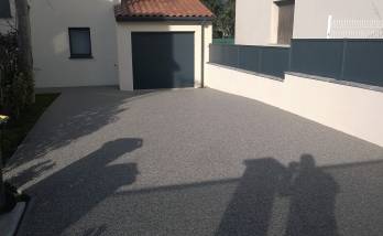 Aprés travaux, allée rénovée
