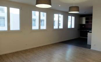 Rénovation complète d'un appartement situé dans Lyon 6° quartier Tête D'Or - vue sur le séjour agrandi