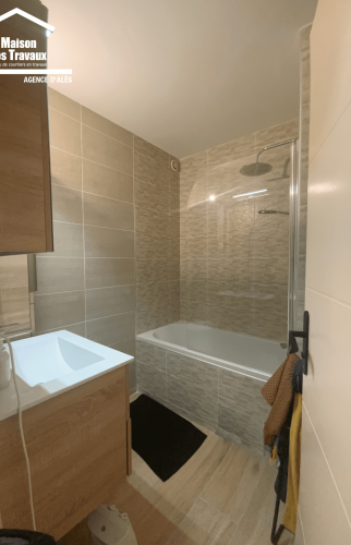 salle de bain après