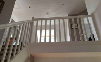 Cage d'escalier avant la mise en place de la verrière