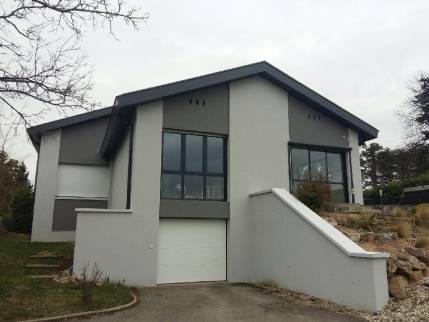 Saint Didier au Mont d'Or : Rénovation de la façade d'une villa contemporaine