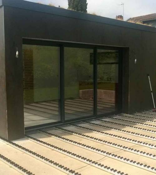 Création d'une piscine extérieure près de Chambéry