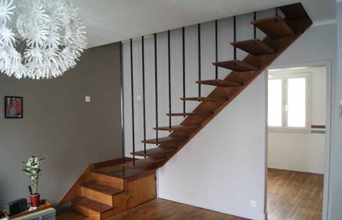 Ancien escalier avant ouverture mur porteur