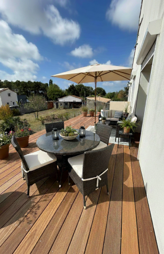 Création d'une terrasse bois à Breuillet 