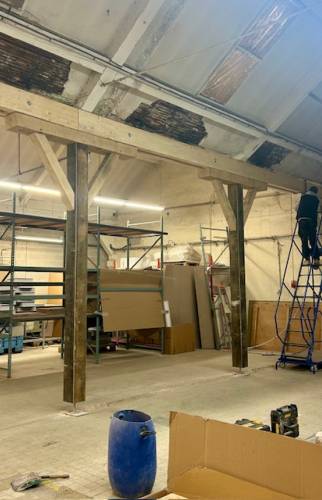 Renfort de structure dans un bâtiment industriel à Troyes 8