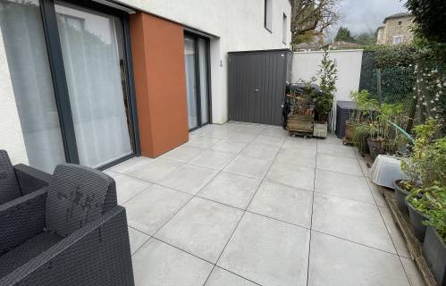terrasse sur plot - chantier terminé