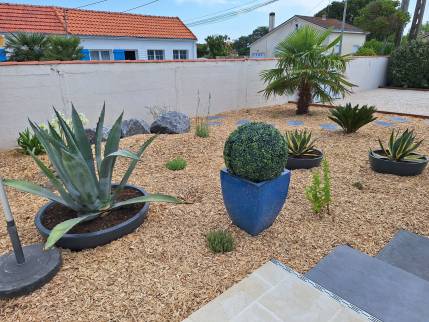Aménagement de jardin paysager - La Plaine sur mer 44770