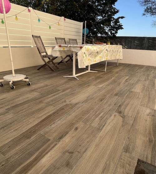 Aménagement d'une terrasse