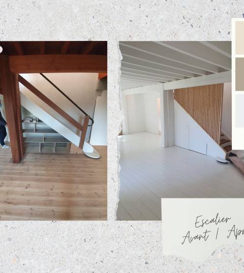 Escalier Avant/Après