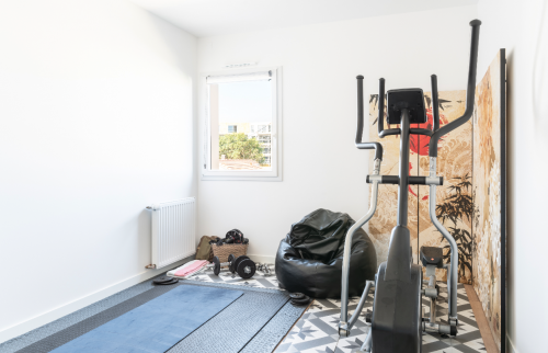 Création d'une surélévation de 70 m² et rénovation intérieure à Saint-Sébastien-sur-Loire - salle de sport