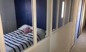 Création d'une chambre avec verrière intérieure en alu blanc - Noirmoutier 85