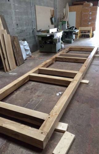 Préparation de l'ossature bois (91)