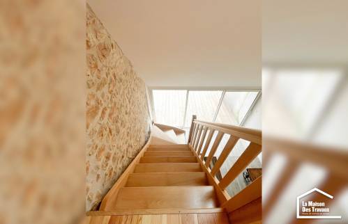 Escalier en bois sur-mesure 